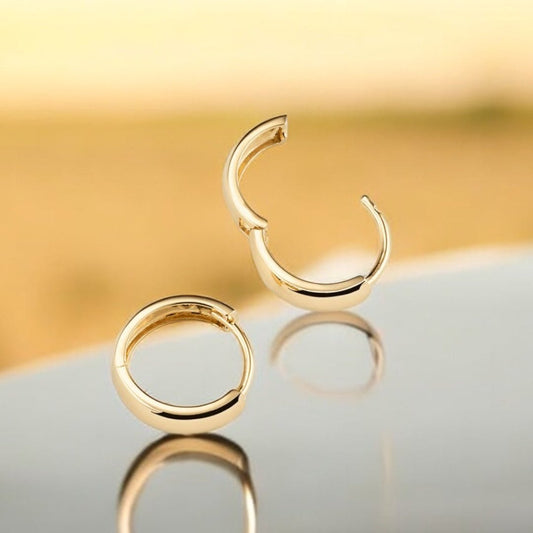 Minimalist Huggie Hoops